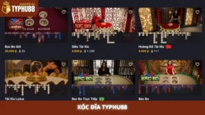 Xóc đĩa Typhu88