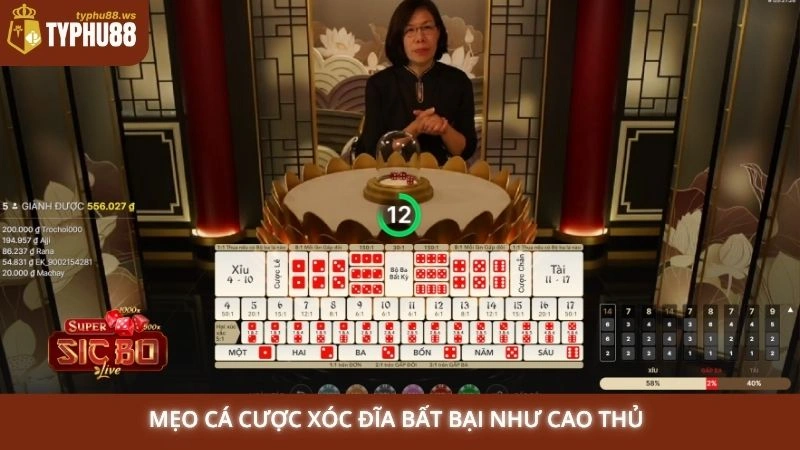 Xóc đĩa online Typhu88 | Hướng dẫn nghe vị, bắt cầu chuẩn 3 Mẹo cá cược xóc đĩa bất bại như cao thủ